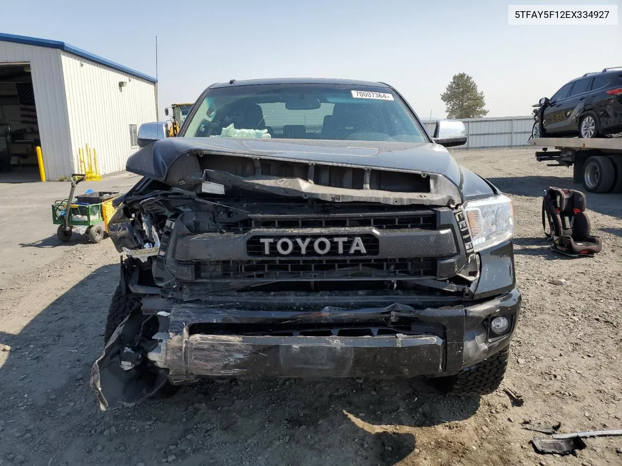 2014 Toyota Tundra Crewmax Platinum VIN: 5TFAY5F12EX334927 Lot: 70007364