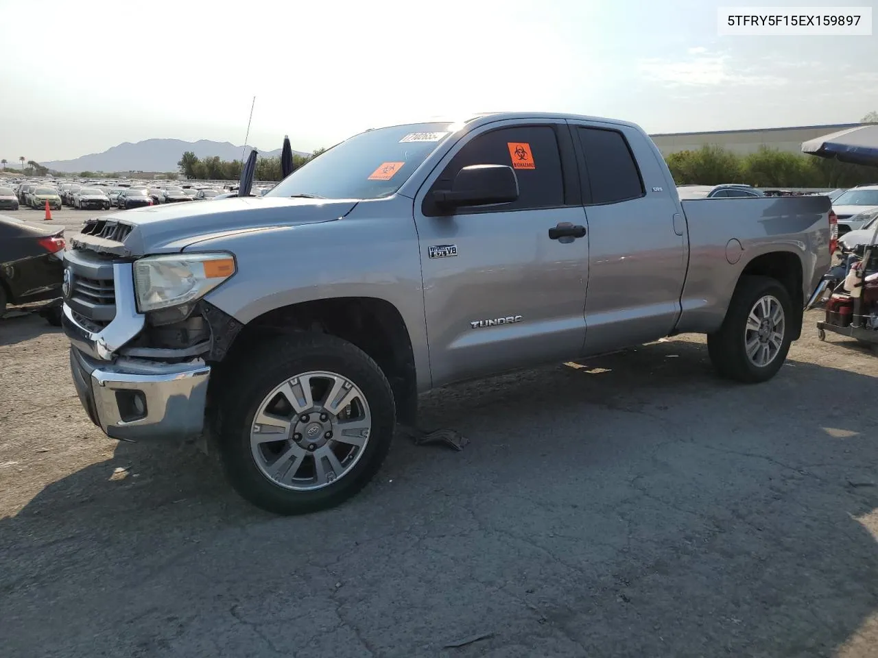 2014 Toyota Tundra Double Cab Sr VIN: 5TFRY5F15EX159897 Lot: 71026554