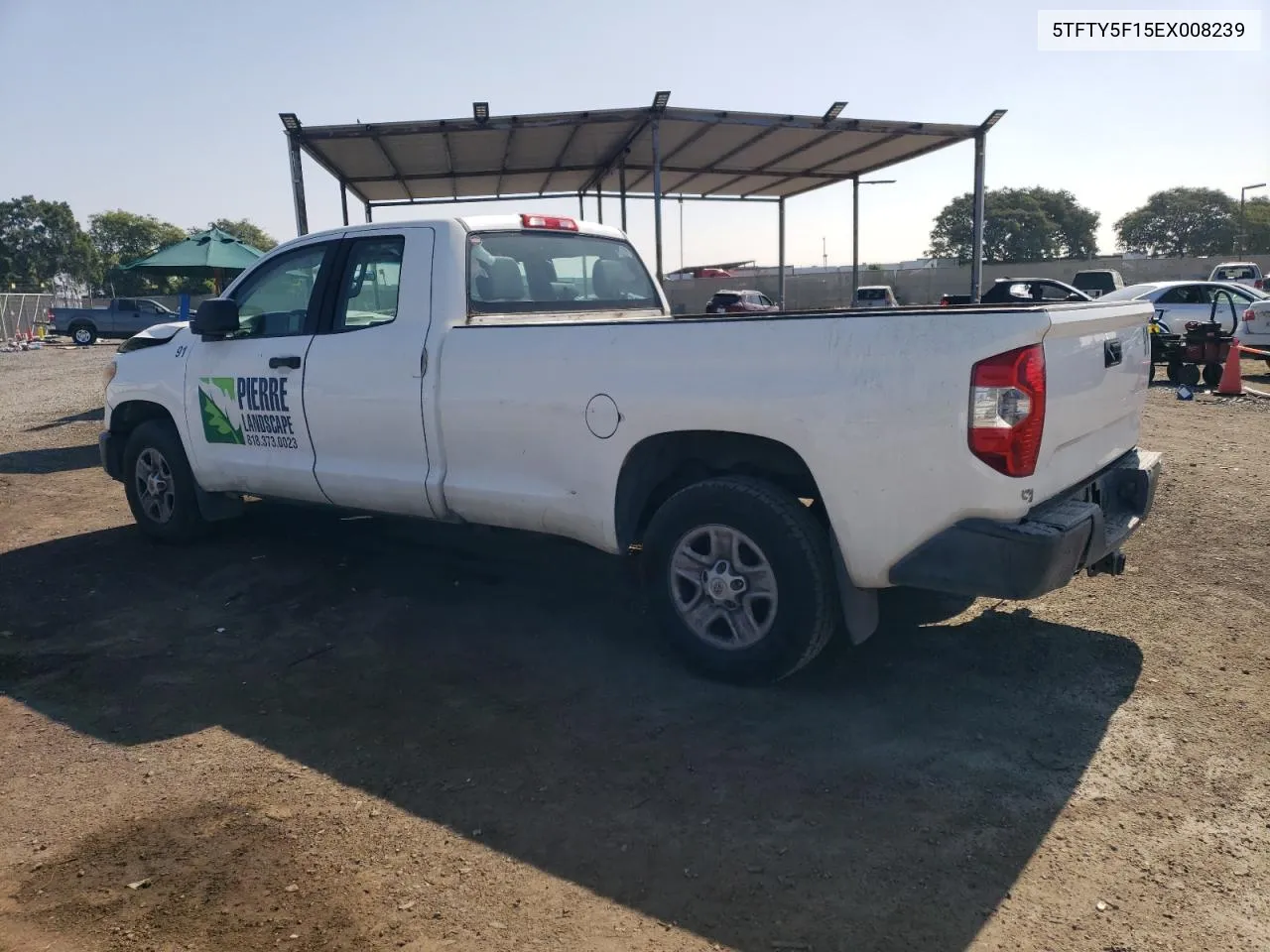 2014 Toyota Tundra Double Cab Sr VIN: 5TFTY5F15EX008239 Lot: 71373524