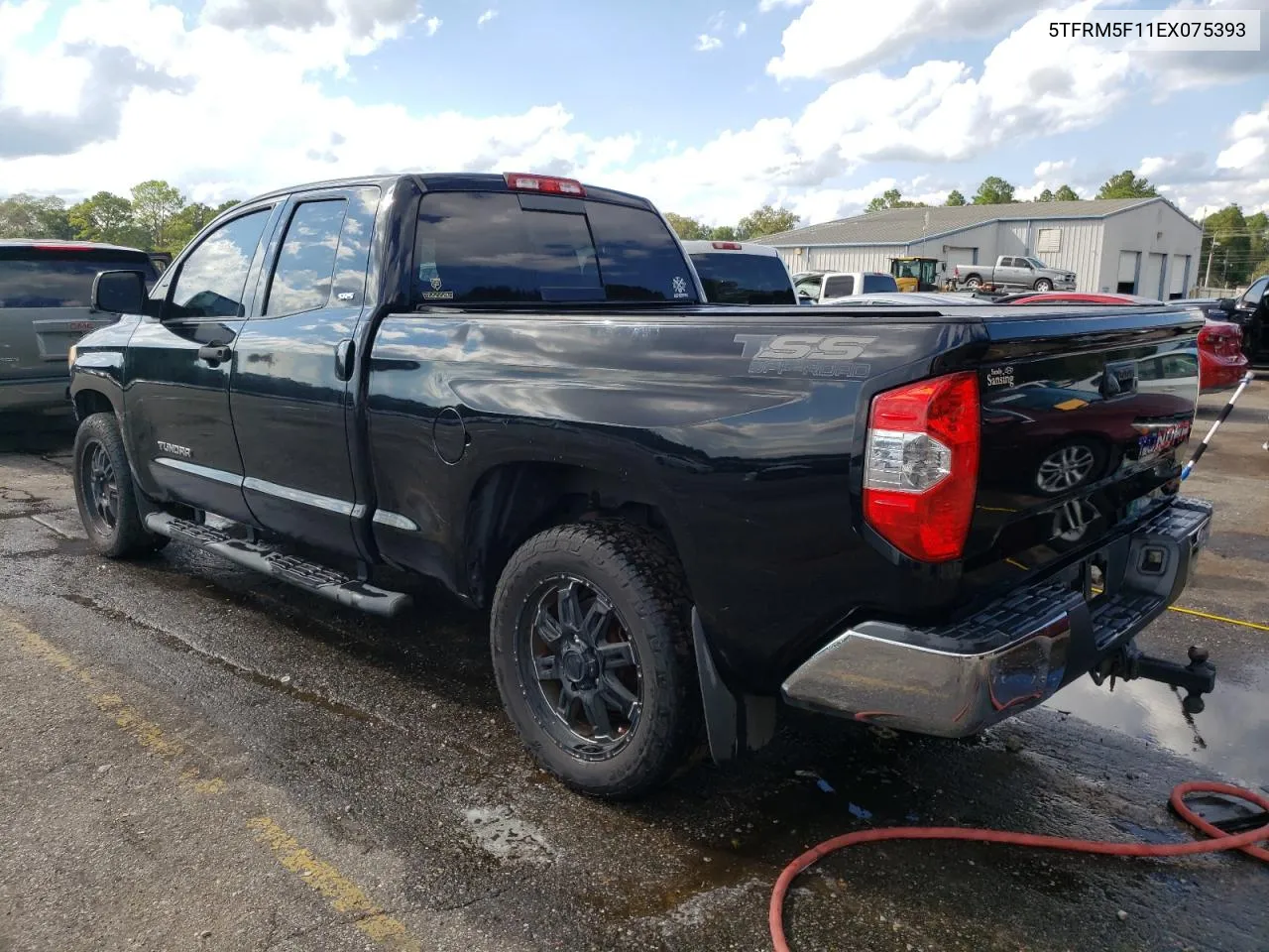 2014 Toyota Tundra Double Cab Sr VIN: 5TFRM5F11EX075393 Lot: 71658954