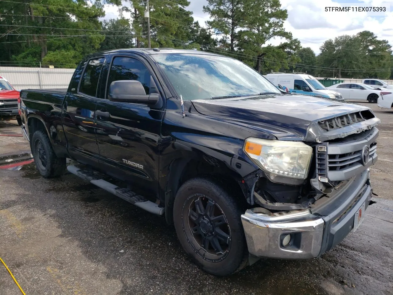 2014 Toyota Tundra Double Cab Sr VIN: 5TFRM5F11EX075393 Lot: 71658954