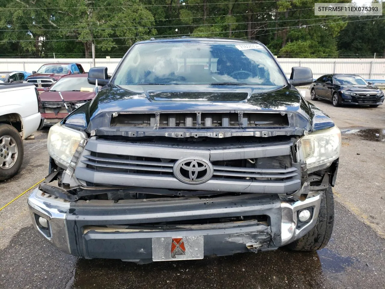 5TFRM5F11EX075393 2014 Toyota Tundra Double Cab Sr