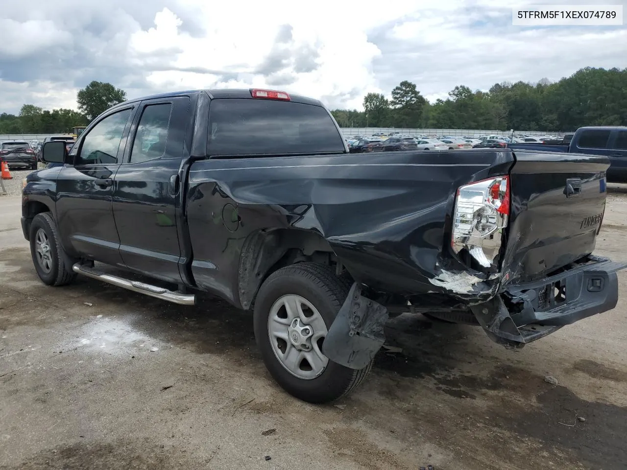 2014 Toyota Tundra Double Cab Sr VIN: 5TFRM5F1XEX074789 Lot: 71666074