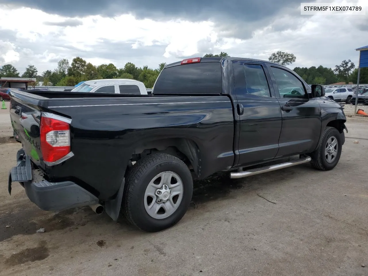 2014 Toyota Tundra Double Cab Sr VIN: 5TFRM5F1XEX074789 Lot: 71666074