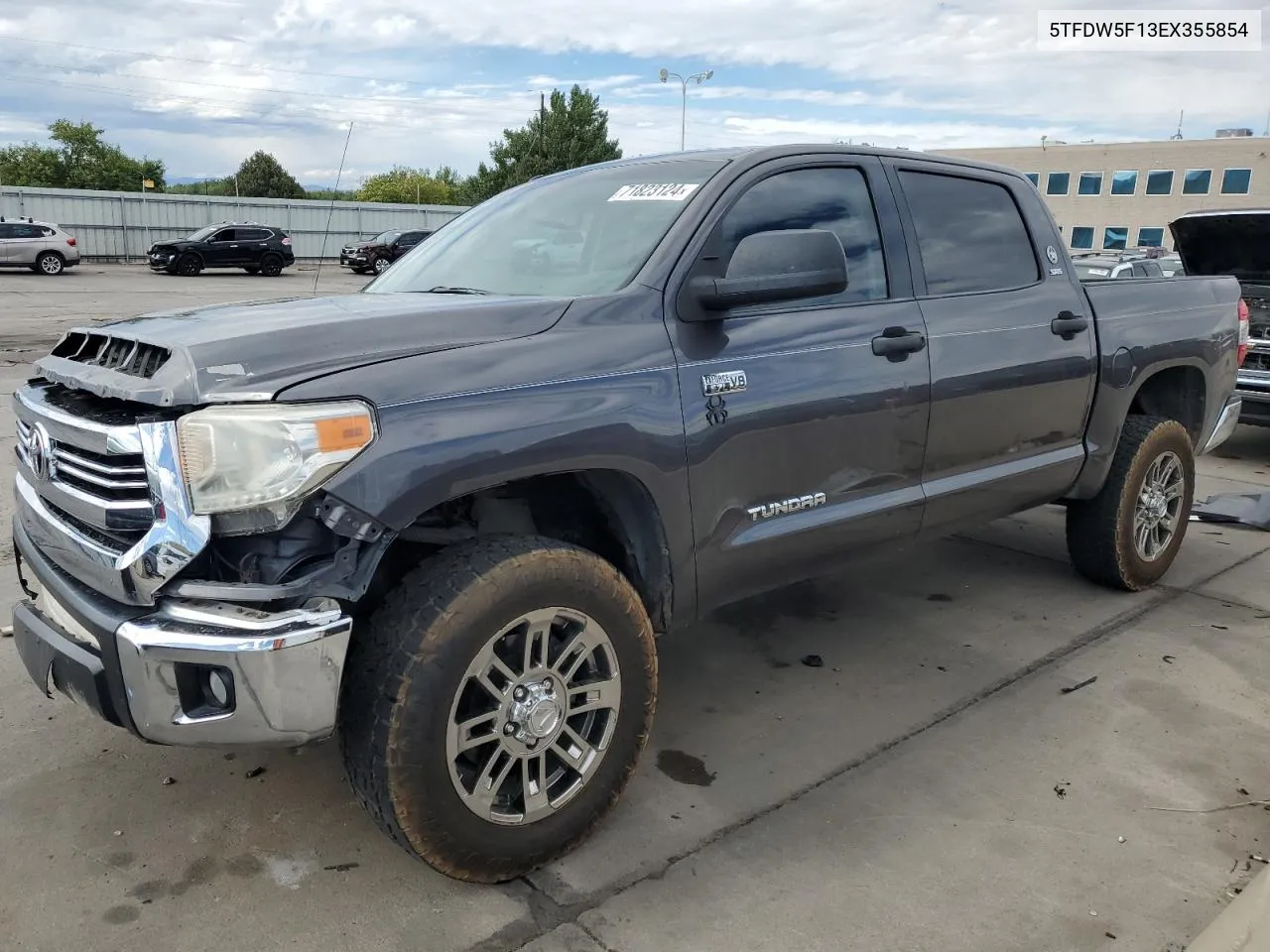 2014 Toyota Tundra Crewmax Sr5 VIN: 5TFDW5F13EX355854 Lot: 71823124