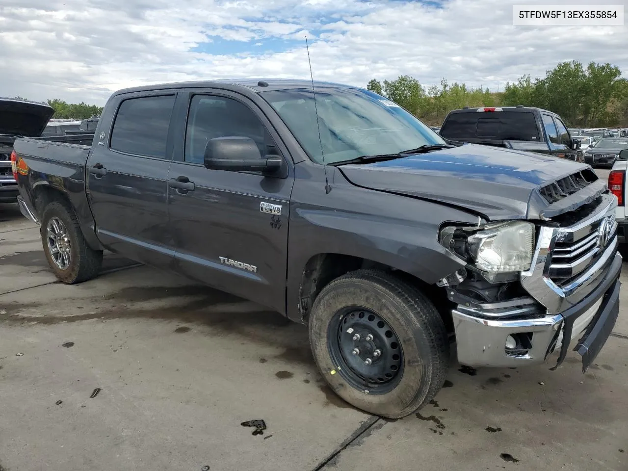 2014 Toyota Tundra Crewmax Sr5 VIN: 5TFDW5F13EX355854 Lot: 71823124