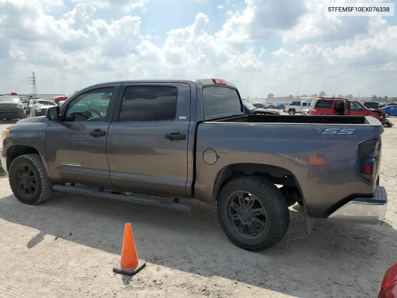 5TFEM5F10EX076338 2014 Toyota Tundra Crewmax Sr5