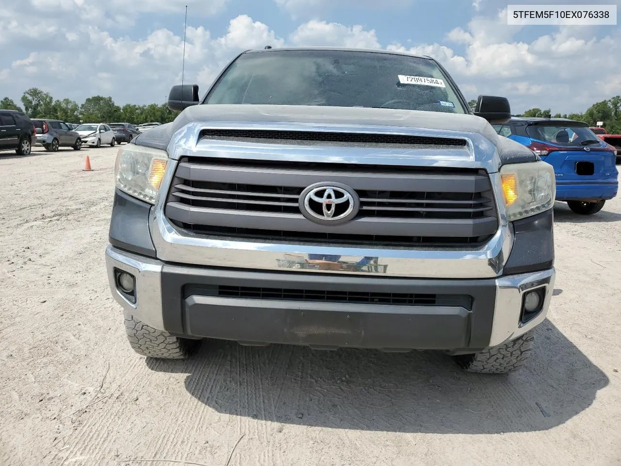 2014 Toyota Tundra Crewmax Sr5 VIN: 5TFEM5F10EX076338 Lot: 72097584