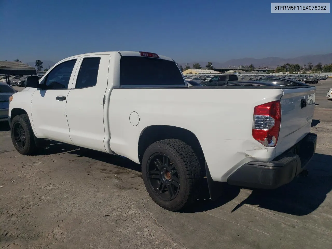 2014 Toyota Tundra Double Cab Sr VIN: 5TFRM5F11EX078052 Lot: 72407634