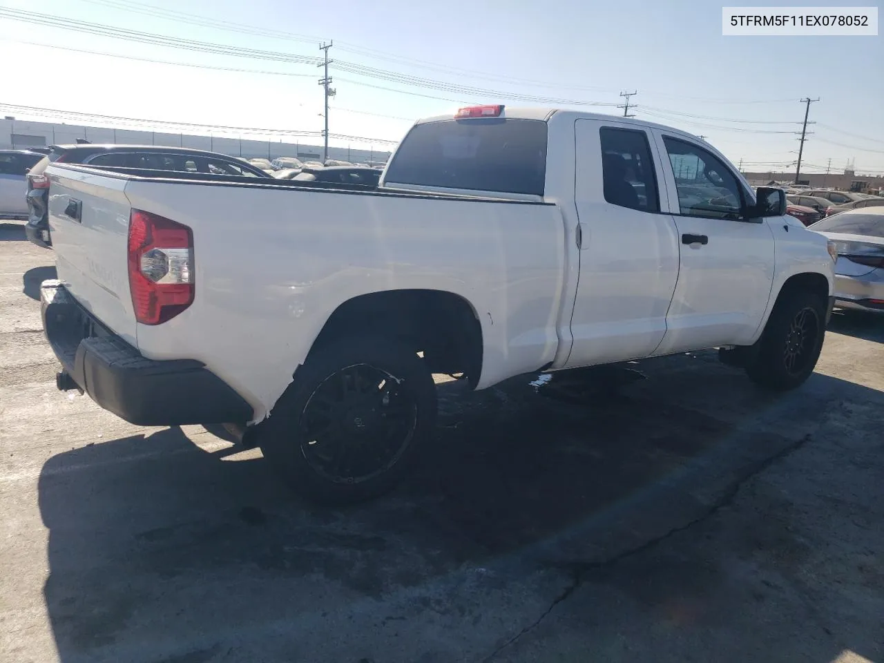 2014 Toyota Tundra Double Cab Sr VIN: 5TFRM5F11EX078052 Lot: 72407634