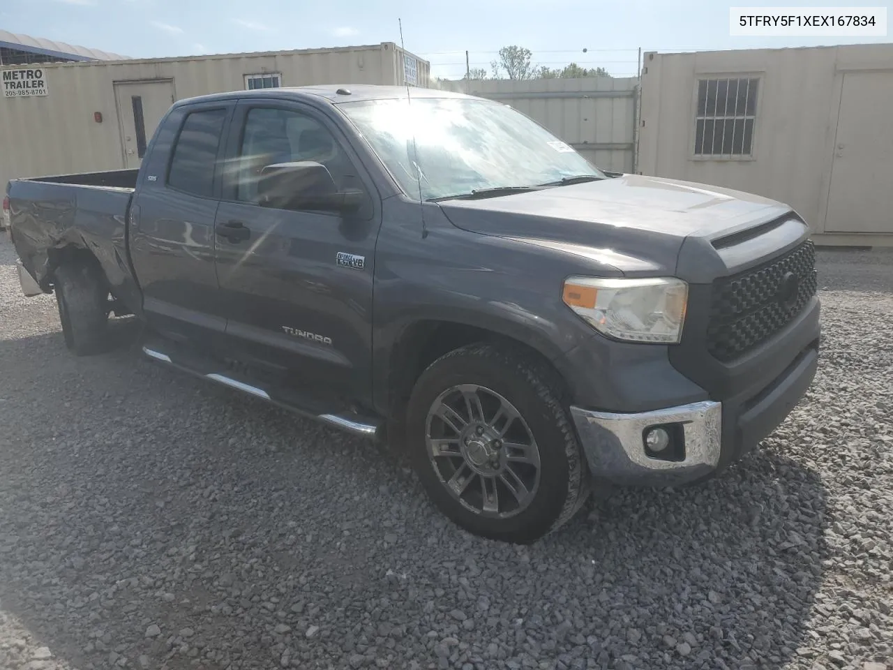 2014 Toyota Tundra Double Cab Sr VIN: 5TFRY5F1XEX167834 Lot: 72444274