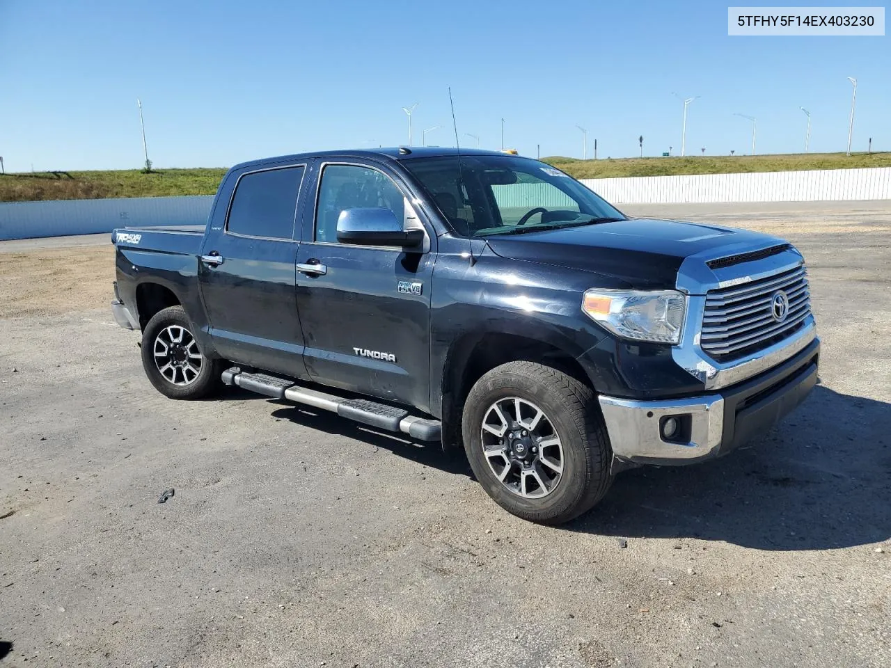 2014 Toyota Tundra Crewmax Limited VIN: 5TFHY5F14EX403230 Lot: 72454474