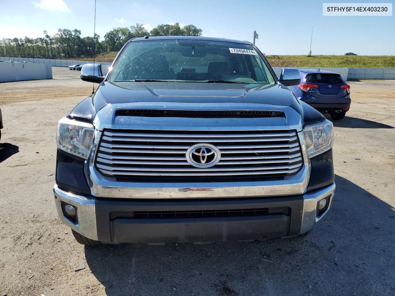 2014 Toyota Tundra Crewmax Limited VIN: 5TFHY5F14EX403230 Lot: 72454474