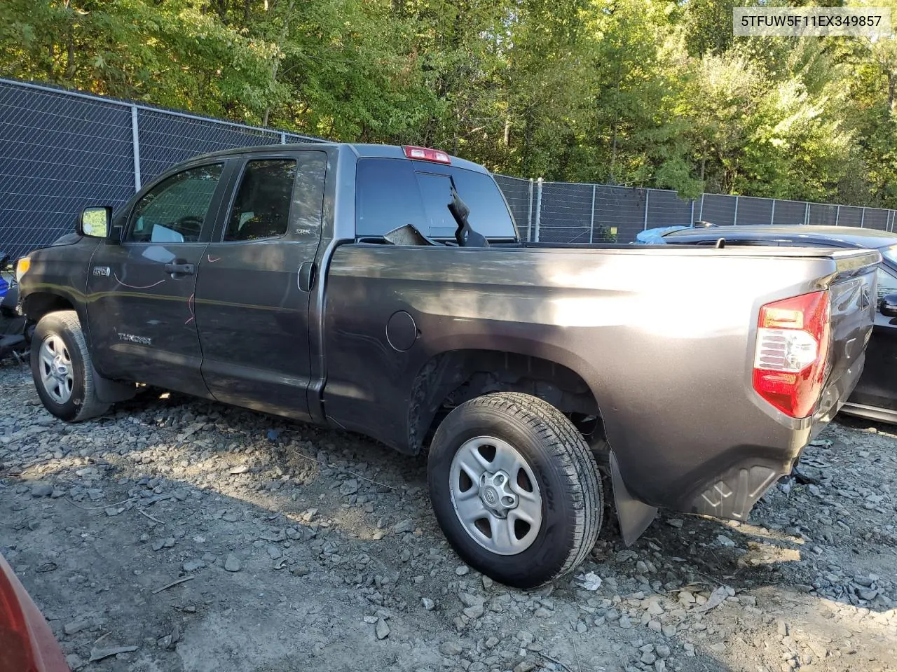 2014 Toyota Tundra Double Cab Sr VIN: 5TFUW5F11EX349857 Lot: 72894994