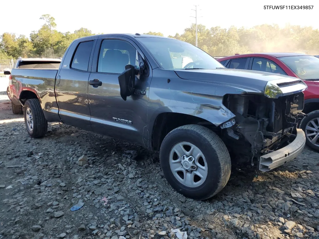 2014 Toyota Tundra Double Cab Sr VIN: 5TFUW5F11EX349857 Lot: 72894994