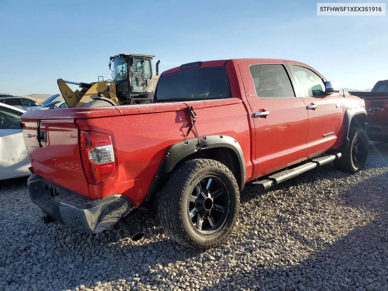 2014 Toyota Tundra Crewmax Limited VIN: 5TFHW5F1XEX351916 Lot: 73250584