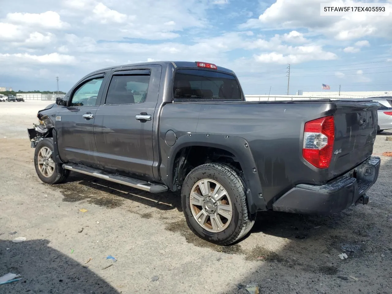 2014 Toyota Tundra Crewmax Platinum VIN: 5TFAW5F17EX405593 Lot: 73403524