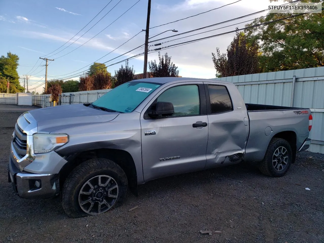 5TFUY5F11EX398406 2014 Toyota Tundra Double Cab Sr