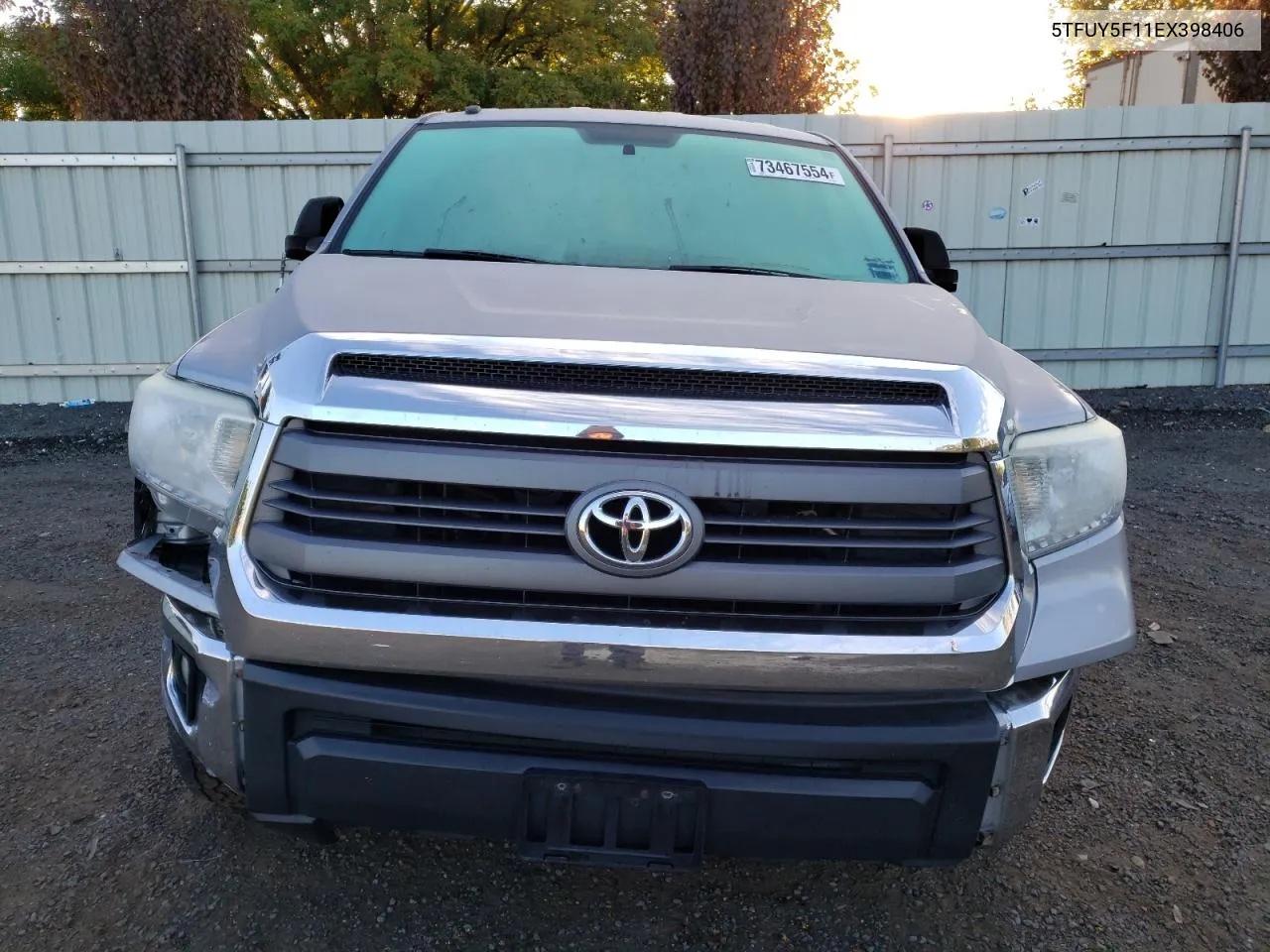 2014 Toyota Tundra Double Cab Sr VIN: 5TFUY5F11EX398406 Lot: 73467554