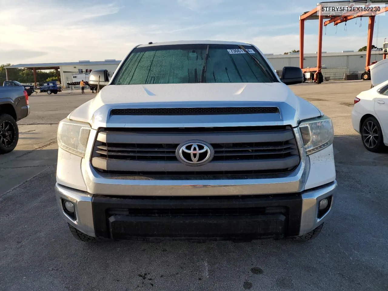 2014 Toyota Tundra Double Cab Sr VIN: 5TFRY5F12EX152230 Lot: 73661184