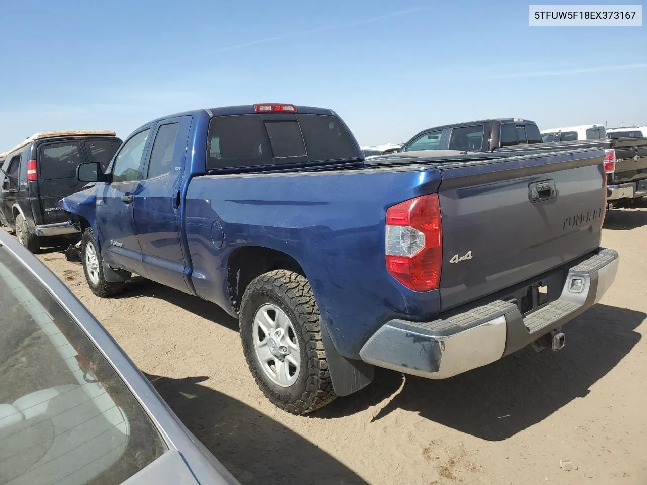 5TFUW5F18EX373167 2014 Toyota Tundra Double Cab Sr