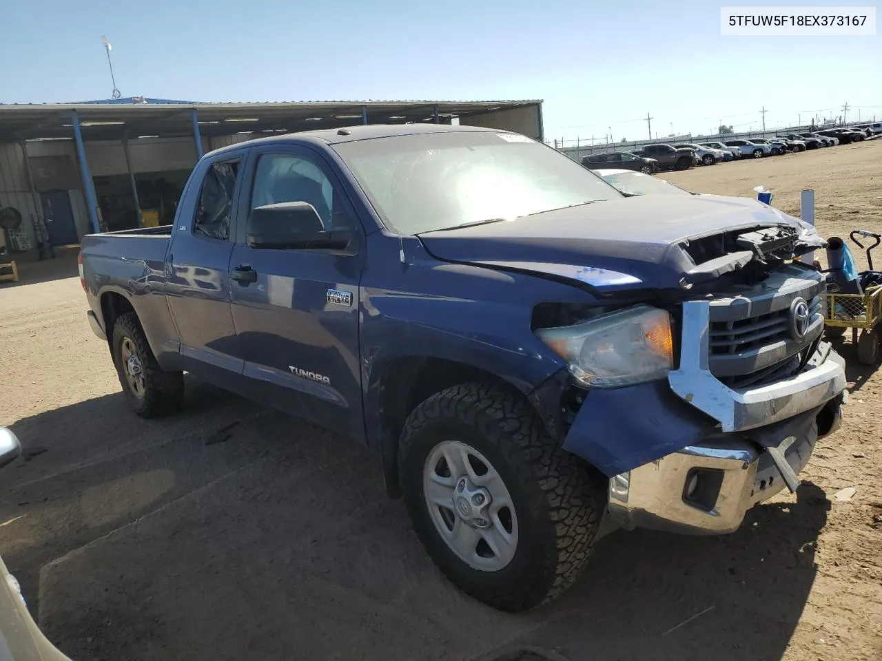 5TFUW5F18EX373167 2014 Toyota Tundra Double Cab Sr