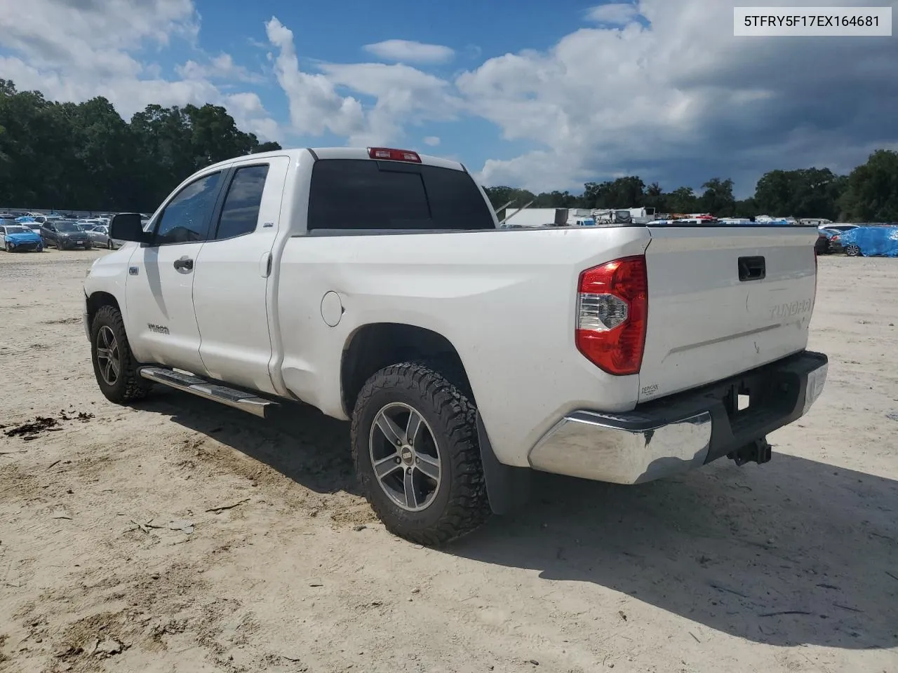 2014 Toyota Tundra Double Cab Sr VIN: 5TFRY5F17EX164681 Lot: 73833314