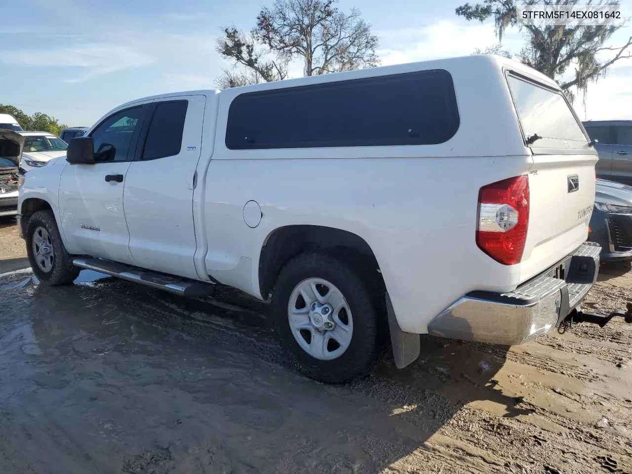 2014 Toyota Tundra Double Cab Sr VIN: 5TFRM5F14EX081642 Lot: 74052734