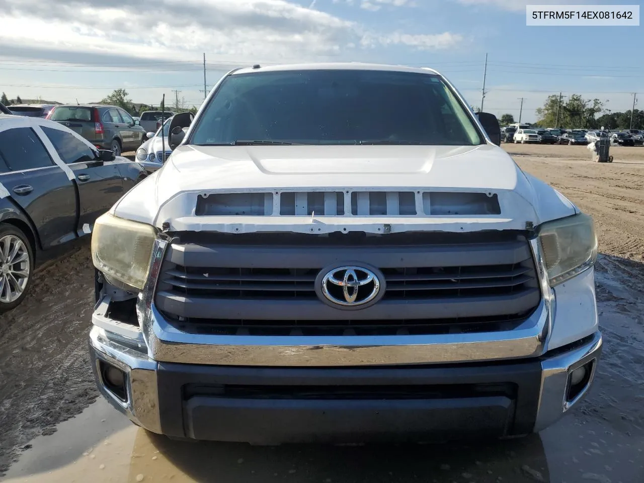 2014 Toyota Tundra Double Cab Sr VIN: 5TFRM5F14EX081642 Lot: 74052734