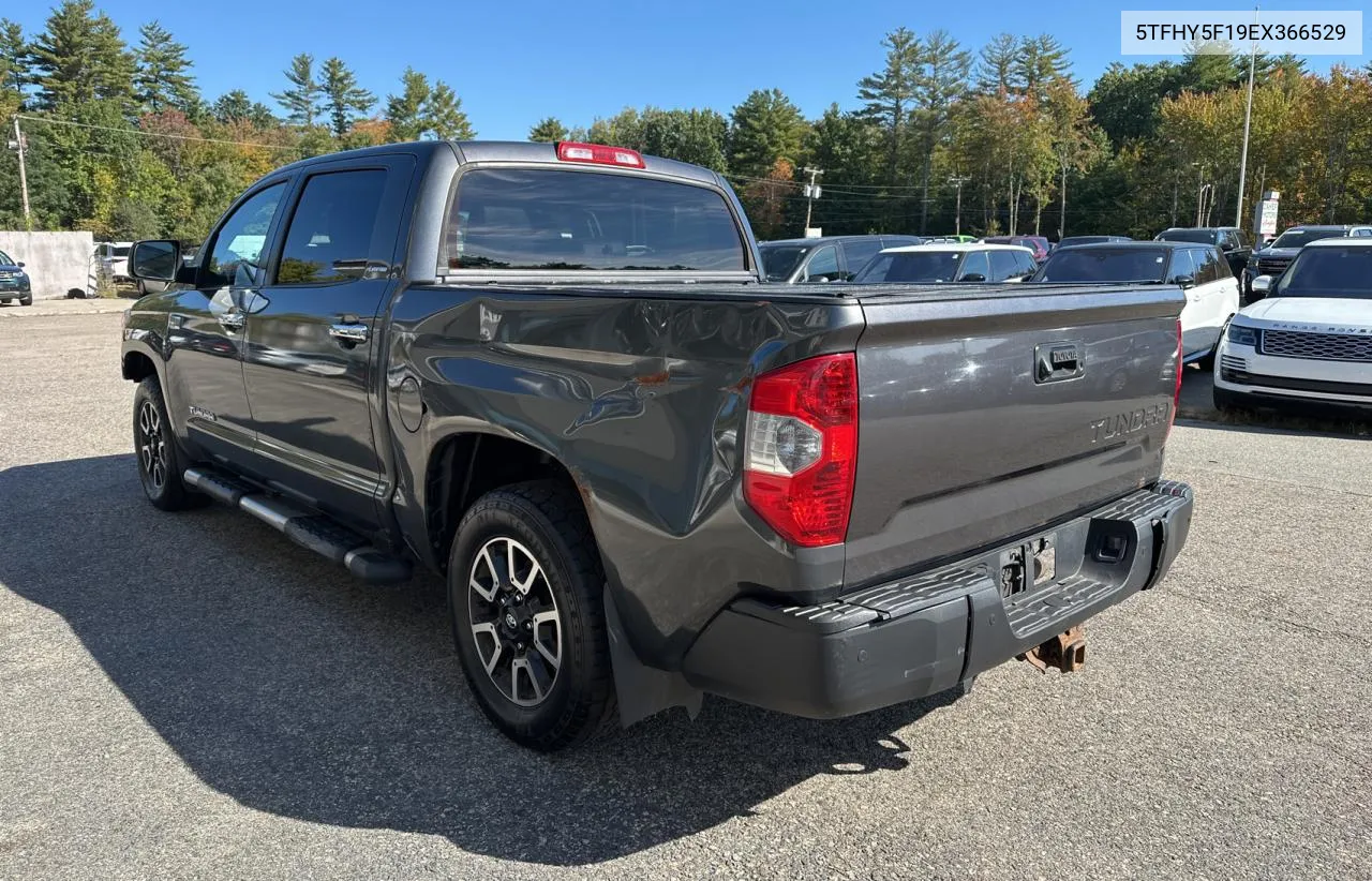 2014 Toyota Tundra Cre VIN: 5TFHY5F19EX366529 Lot: 74125844