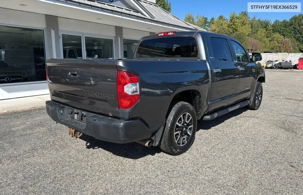 2014 Toyota Tundra Cre VIN: 5TFHY5F19EX366529 Lot: 74125844