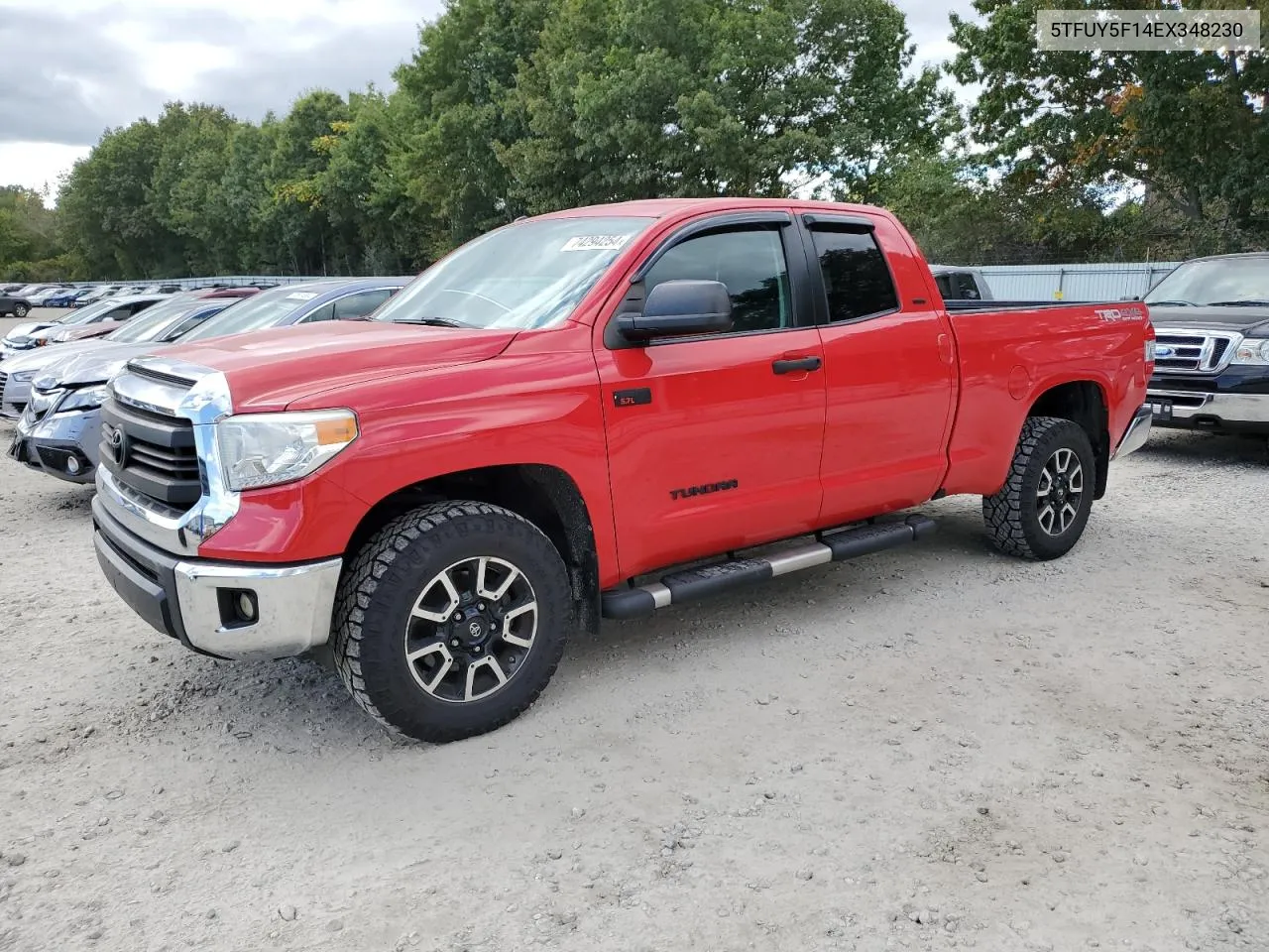 2014 Toyota Tundra Double Cab Sr VIN: 5TFUY5F14EX348230 Lot: 74294254