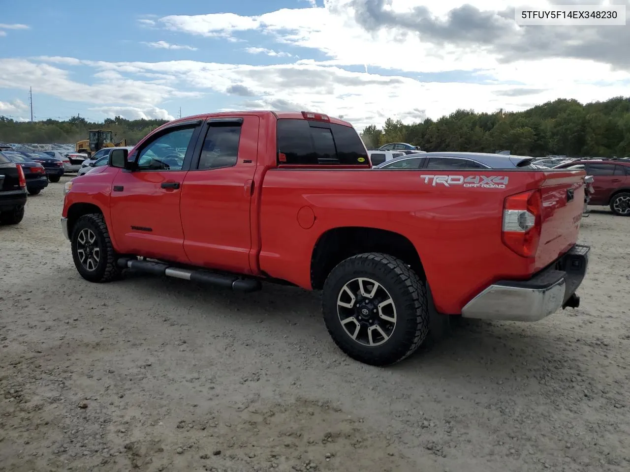 2014 Toyota Tundra Double Cab Sr VIN: 5TFUY5F14EX348230 Lot: 74294254