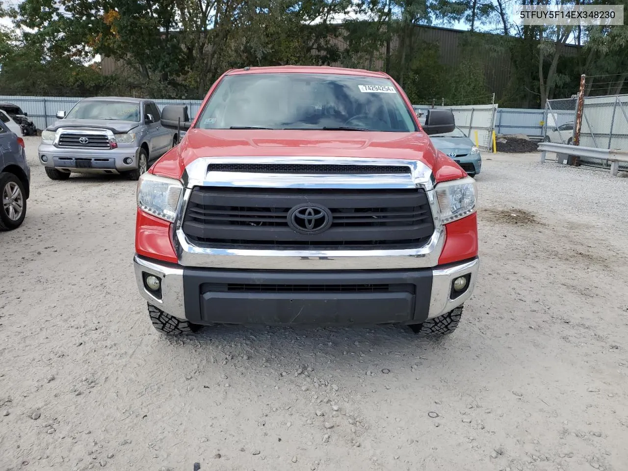 5TFUY5F14EX348230 2014 Toyota Tundra Double Cab Sr