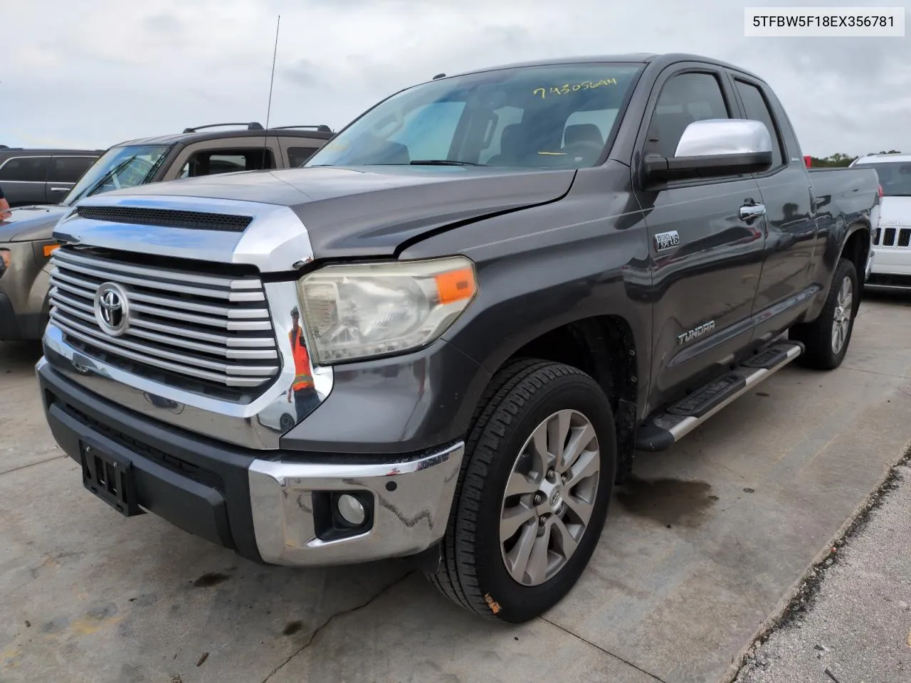 2014 Toyota Tundra Double Cab Limited VIN: 5TFBW5F18EX356781 Lot: 74305694