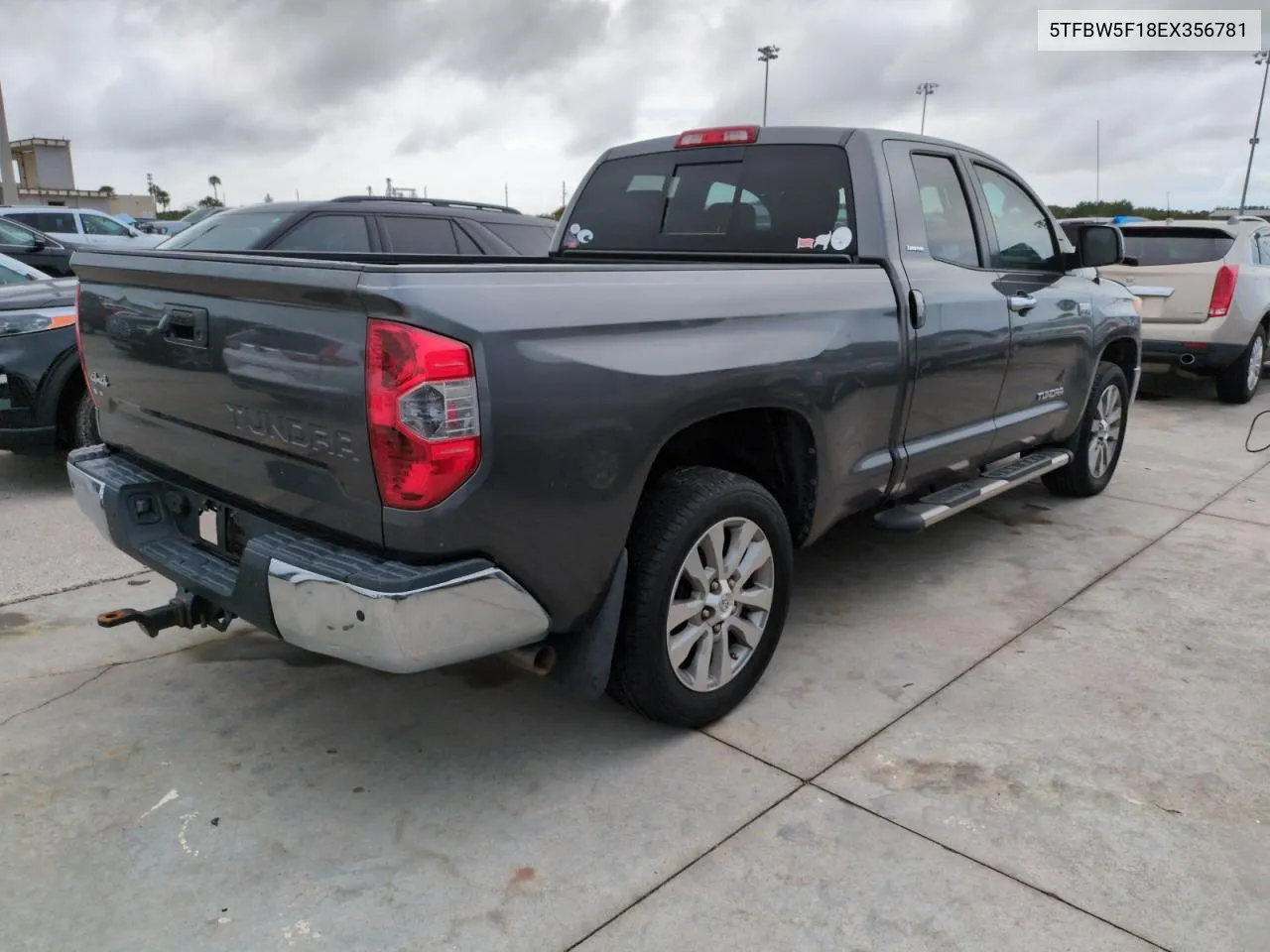 2014 Toyota Tundra Double Cab Limited VIN: 5TFBW5F18EX356781 Lot: 74305694