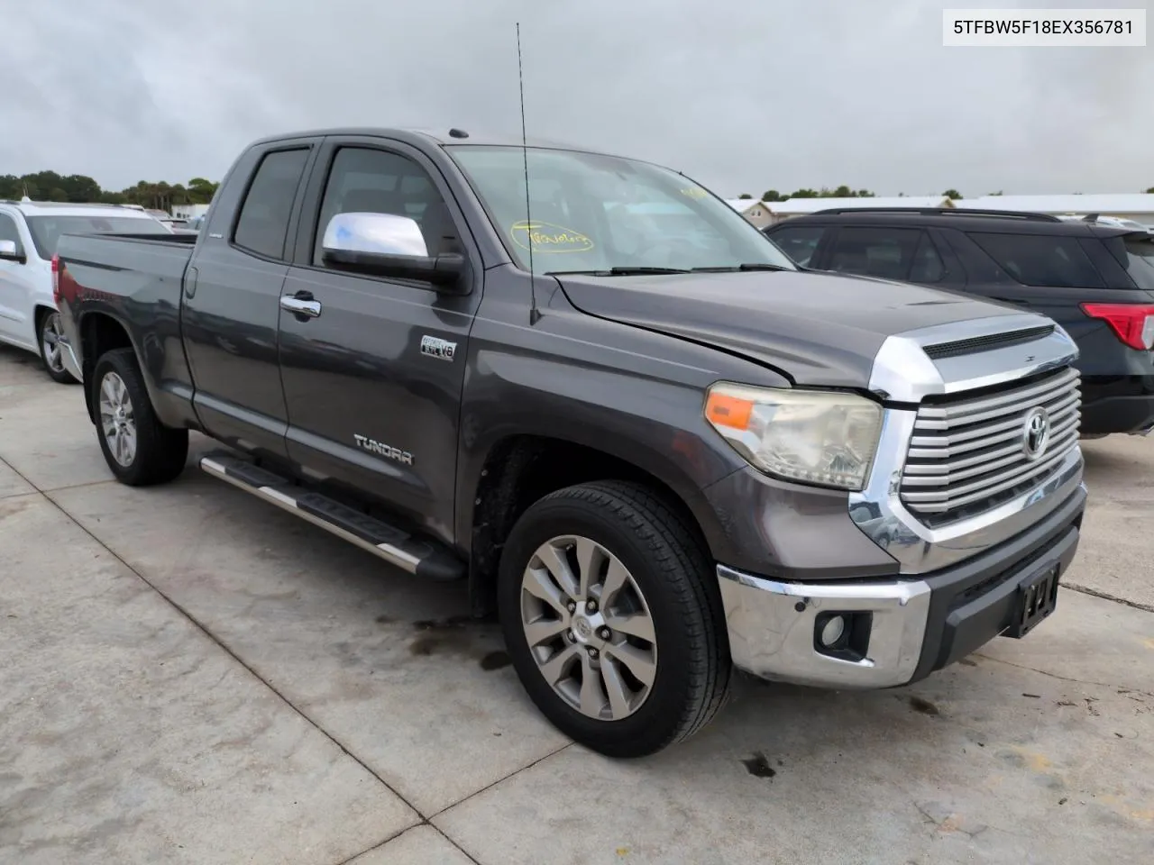 2014 Toyota Tundra Double Cab Limited VIN: 5TFBW5F18EX356781 Lot: 74305694