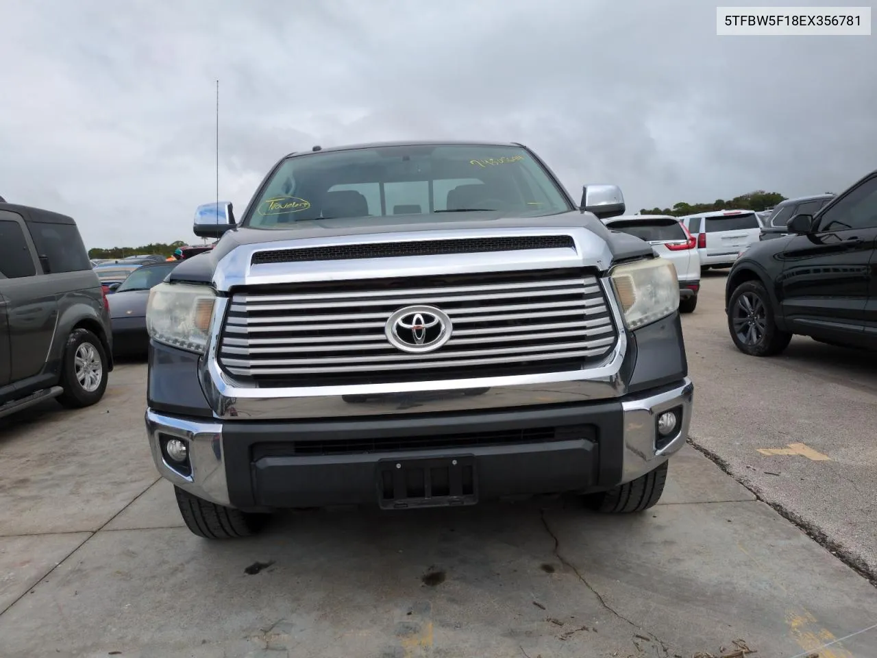 2014 Toyota Tundra Double Cab Limited VIN: 5TFBW5F18EX356781 Lot: 74305694