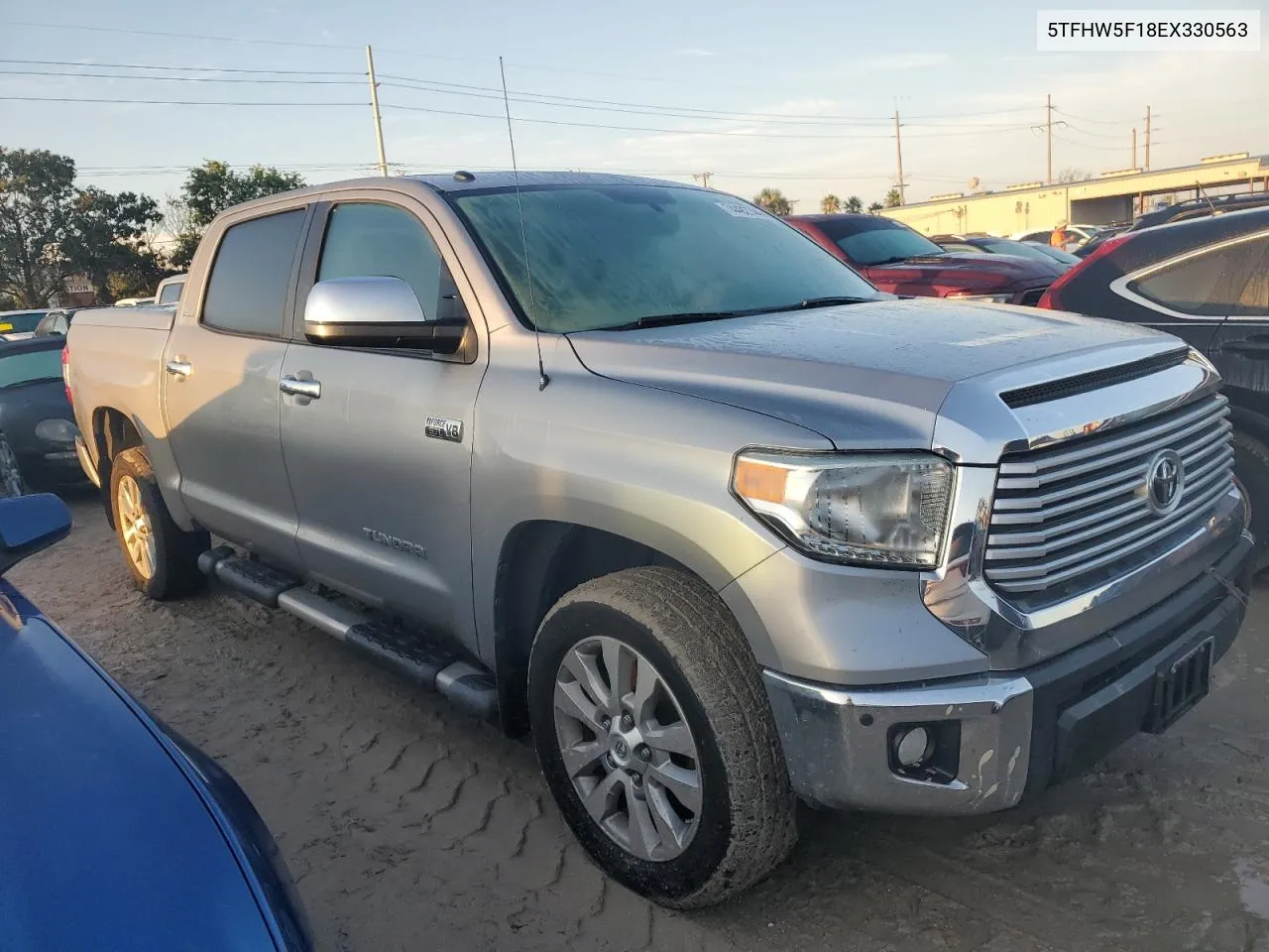 2014 Toyota Tundra Crewmax Limited VIN: 5TFHW5F18EX330563 Lot: 74492744