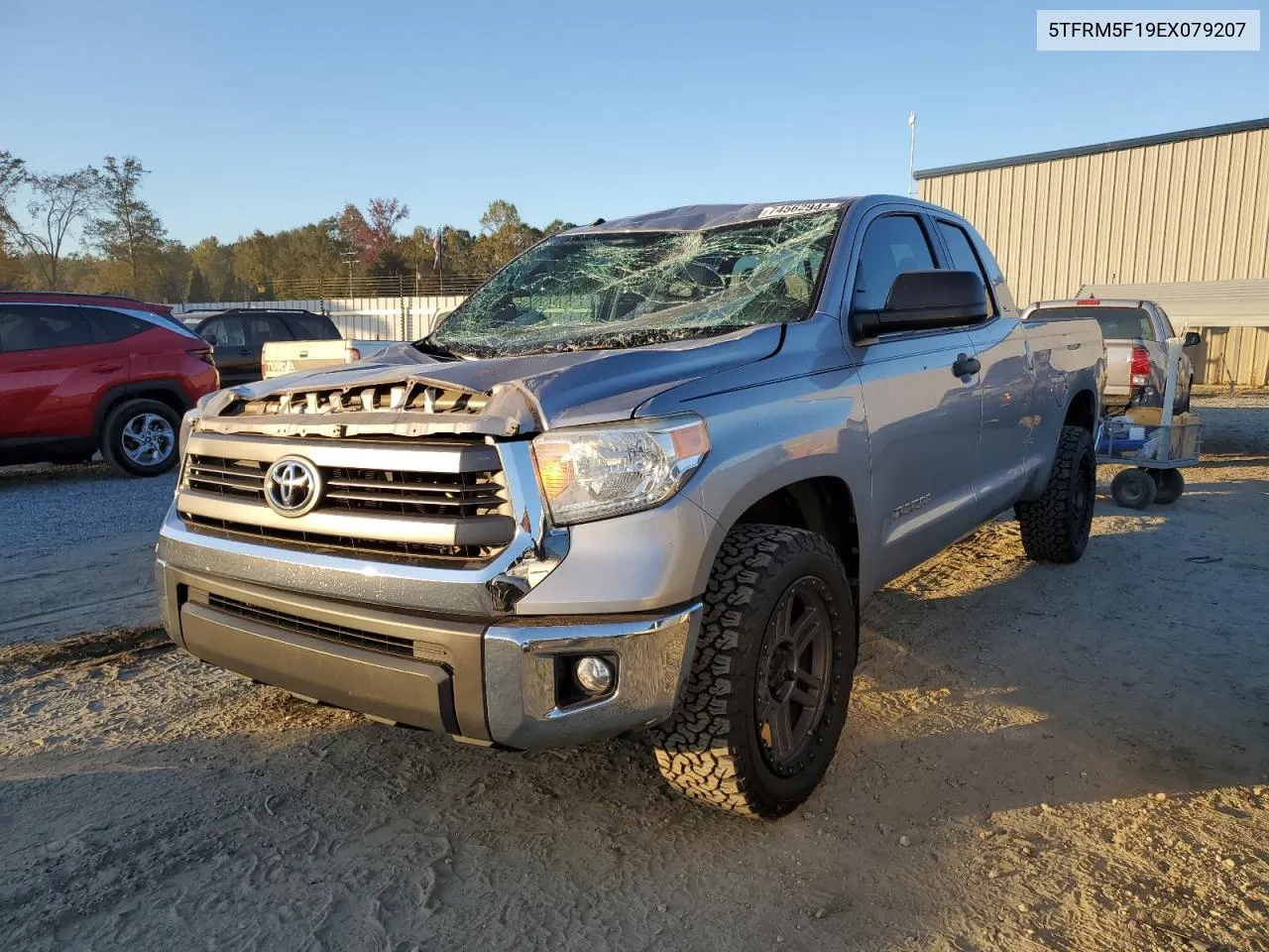 2014 Toyota Tundra Double Cab Sr VIN: 5TFRM5F19EX079207 Lot: 74562944