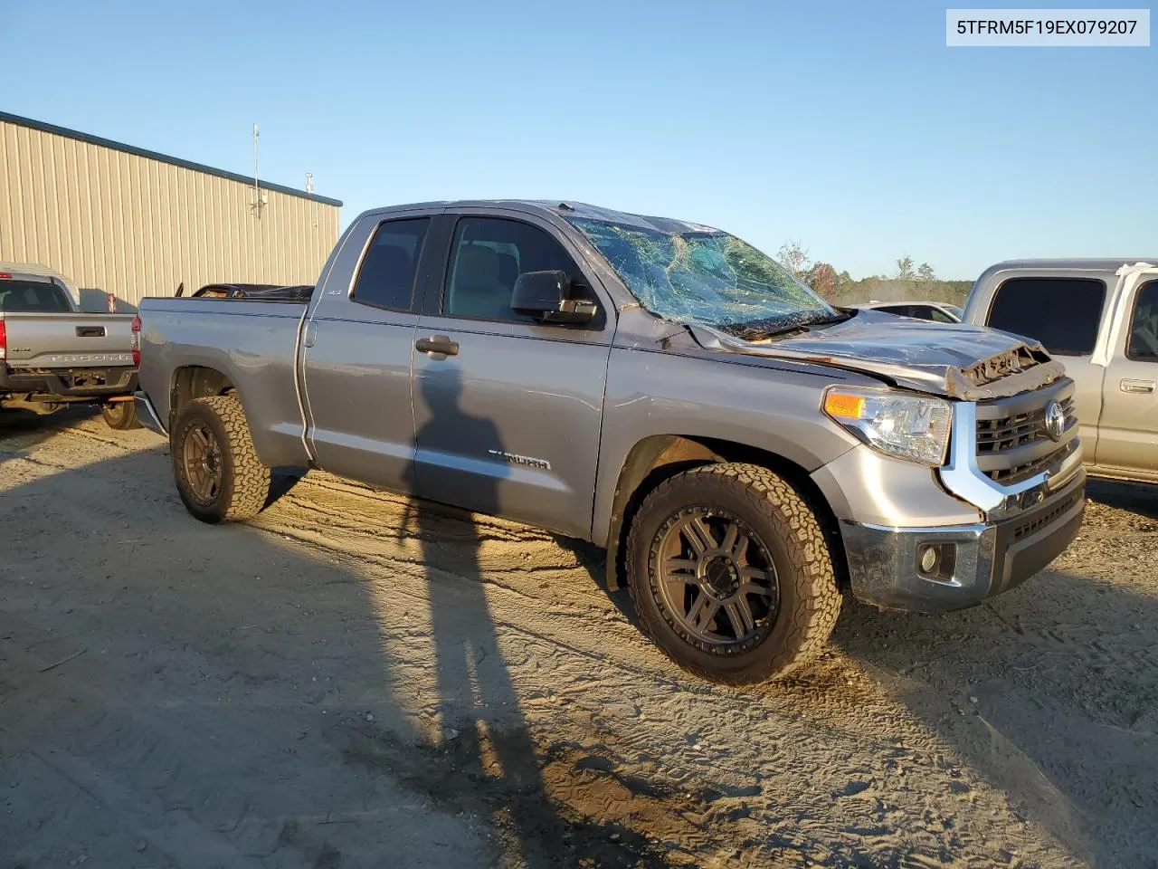 2014 Toyota Tundra Double Cab Sr VIN: 5TFRM5F19EX079207 Lot: 74562944