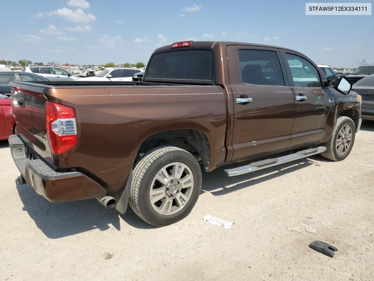 2014 Toyota Tundra Crewmax Platinum VIN: 5TFAW5F12EX334111 Lot: 74618144