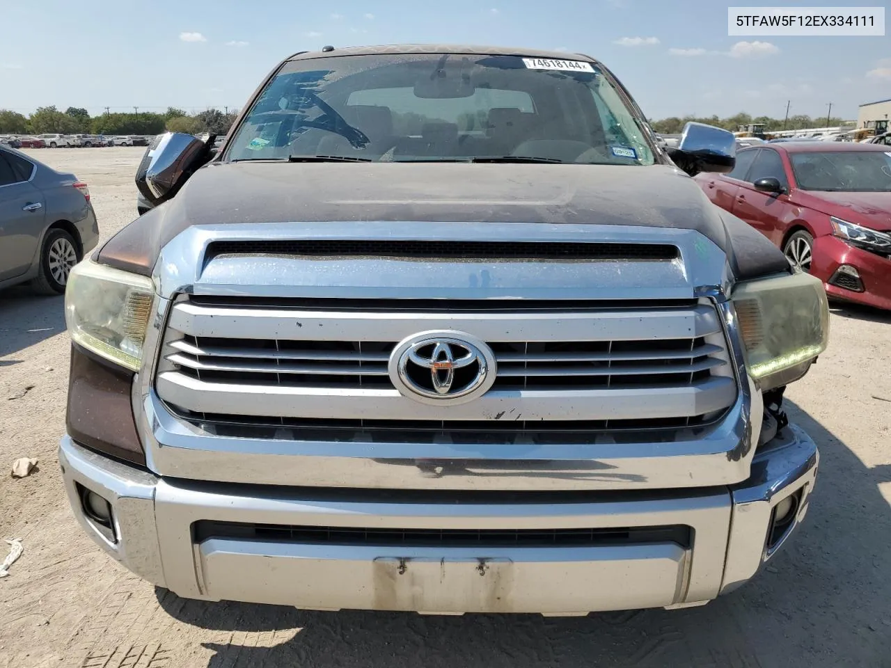 2014 Toyota Tundra Crewmax Platinum VIN: 5TFAW5F12EX334111 Lot: 74618144