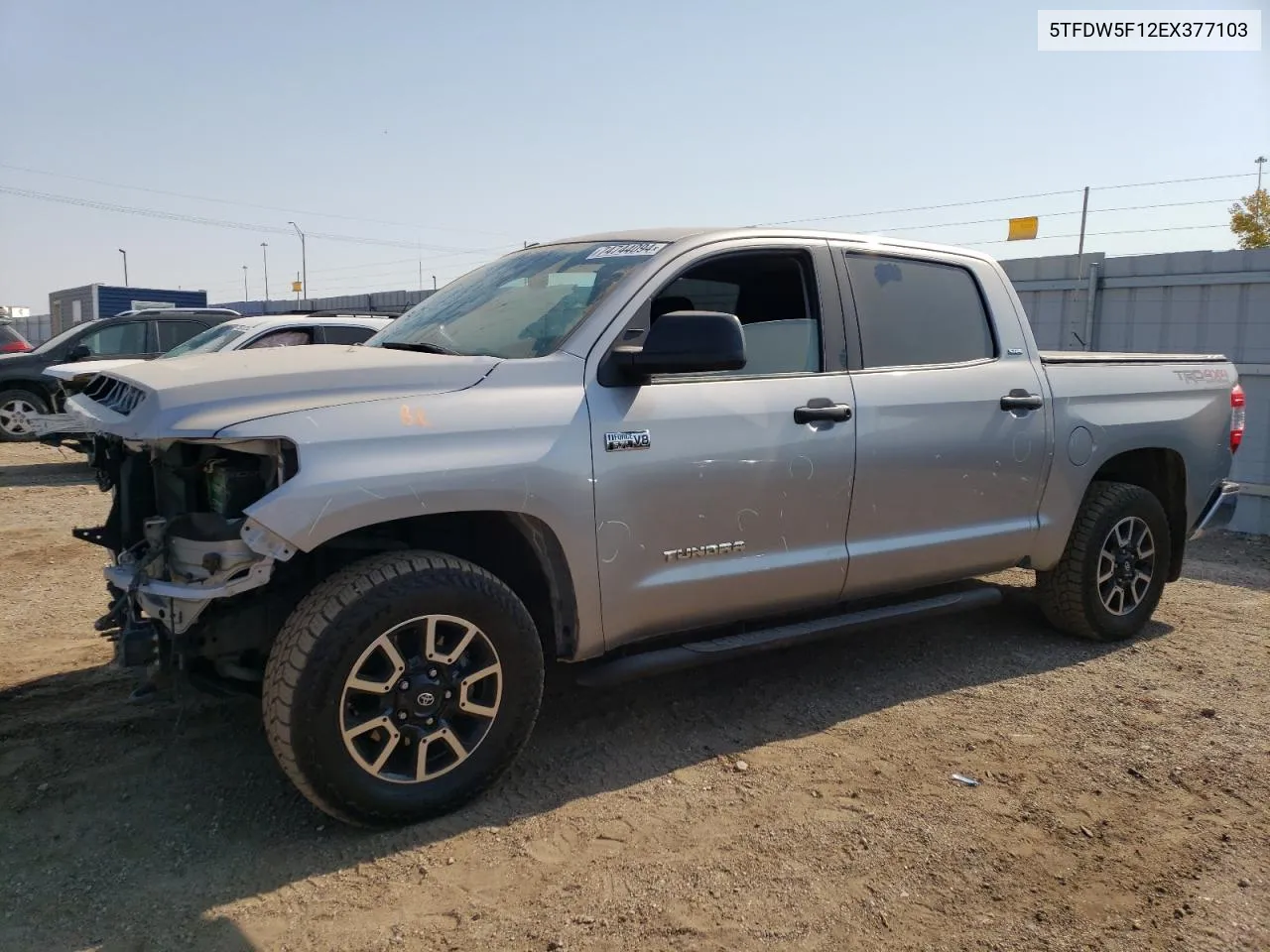 2014 Toyota Tundra Crewmax Sr5 VIN: 5TFDW5F12EX377103 Lot: 74744094