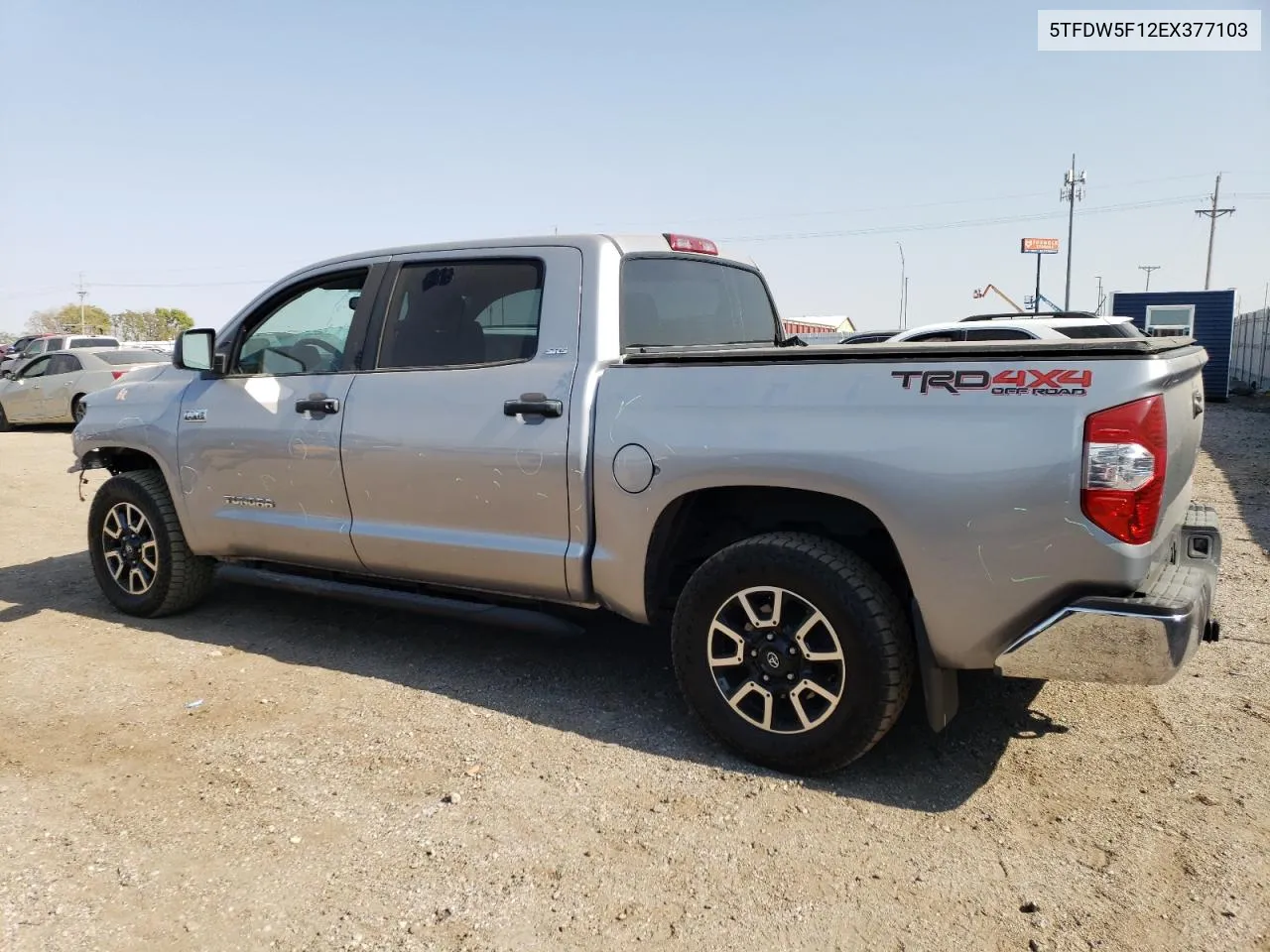 2014 Toyota Tundra Crewmax Sr5 VIN: 5TFDW5F12EX377103 Lot: 74744094