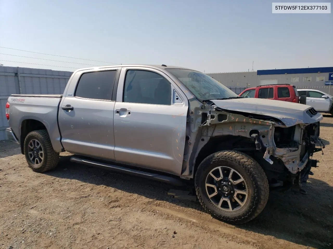 2014 Toyota Tundra Crewmax Sr5 VIN: 5TFDW5F12EX377103 Lot: 74744094