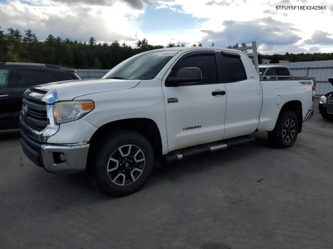 2014 Toyota Tundra Double Cab Sr VIN: 5TFUY5F18EX342561 Lot: 74803314