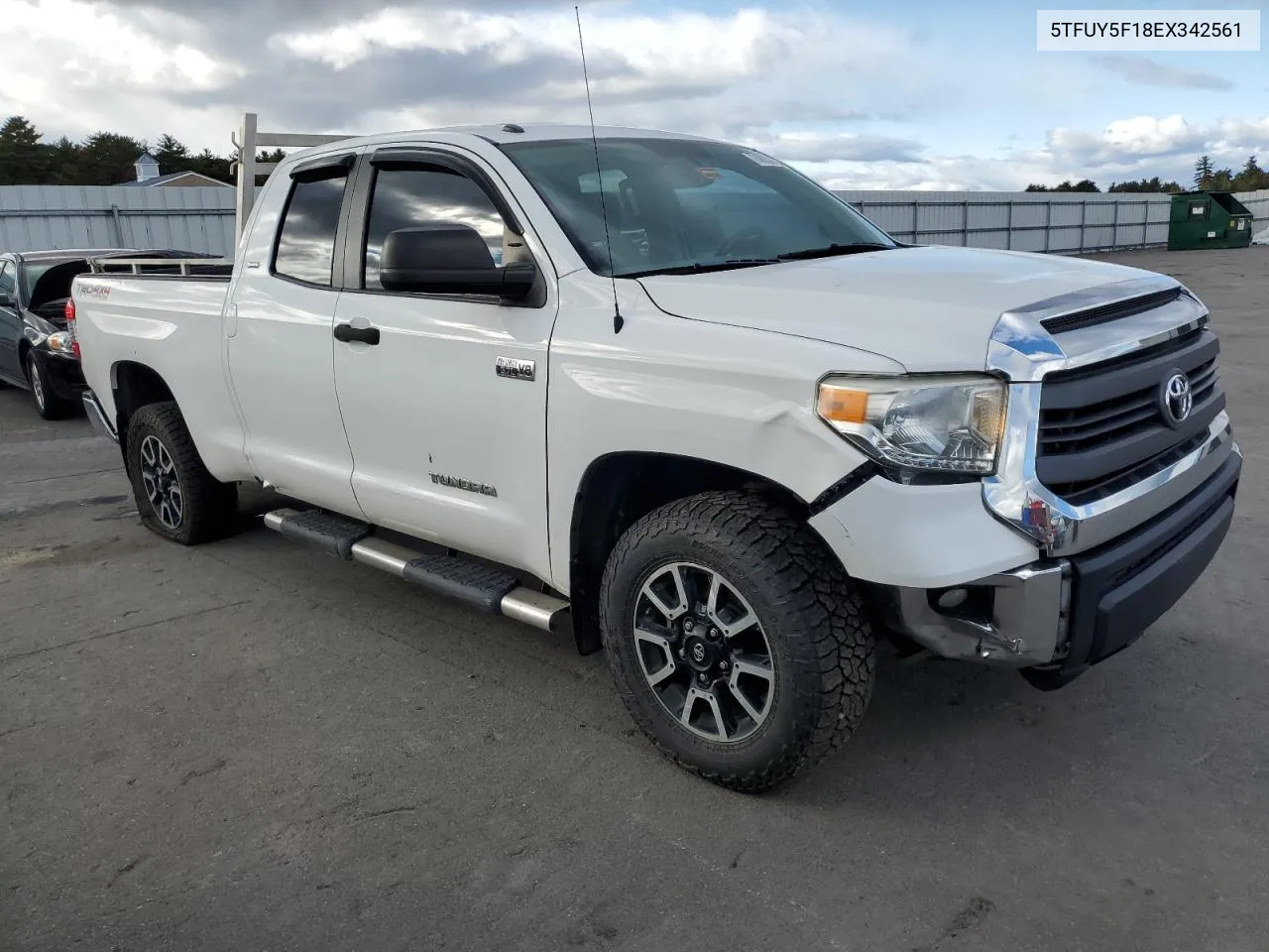 2014 Toyota Tundra Double Cab Sr VIN: 5TFUY5F18EX342561 Lot: 74803314