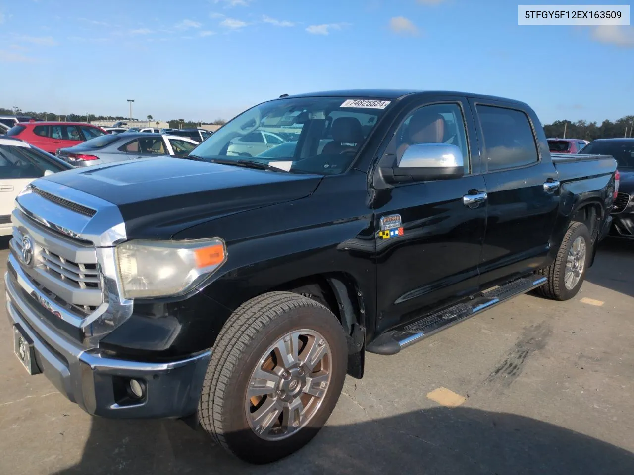 2014 Toyota Tundra Crewmax Platinum VIN: 5TFGY5F12EX163509 Lot: 74825524