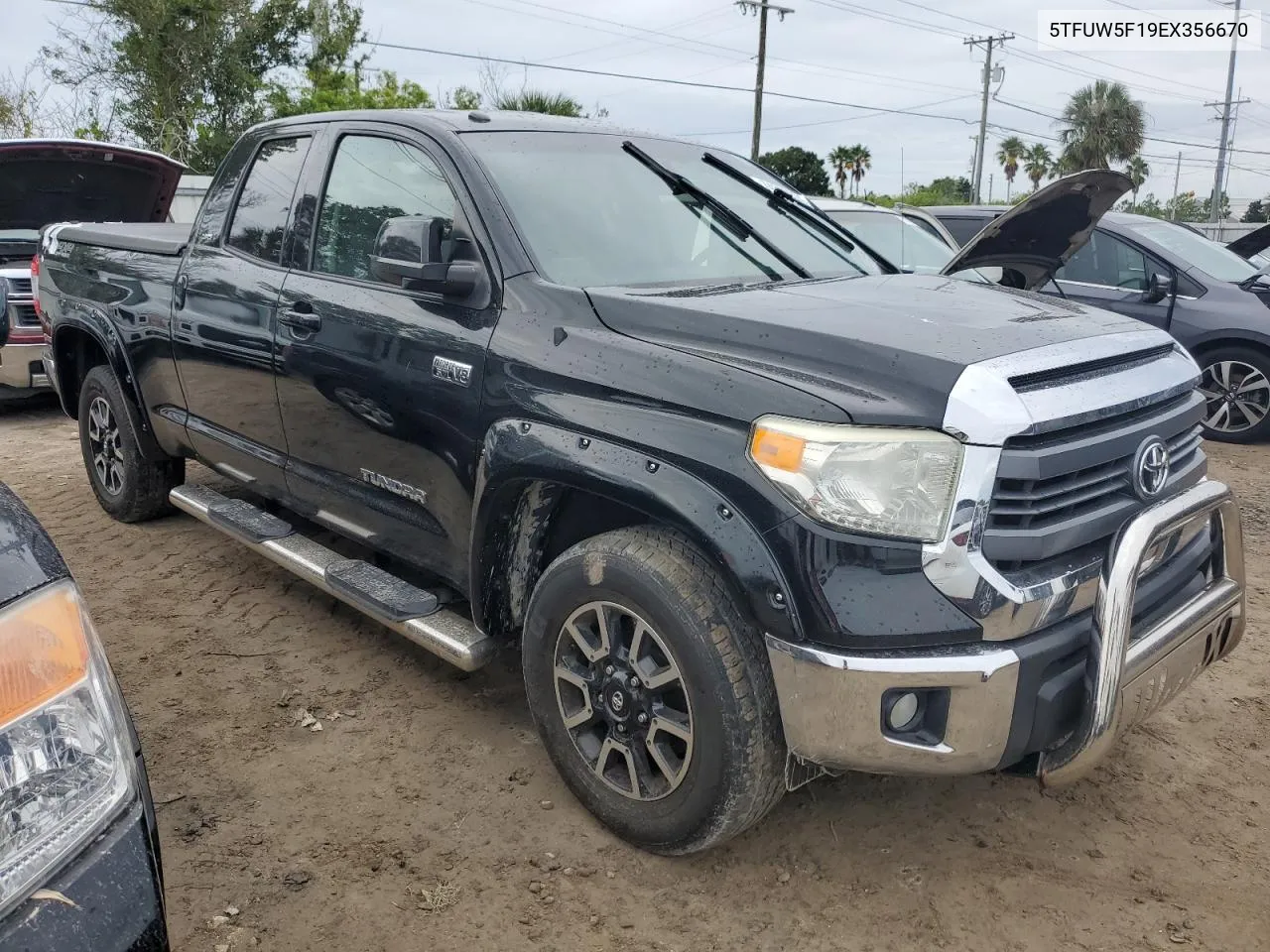 2014 Toyota Tundra Double Cab Sr VIN: 5TFUW5F19EX356670 Lot: 74899874